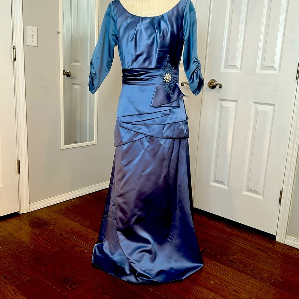 Beautiful Blue Bridesmaid Gown